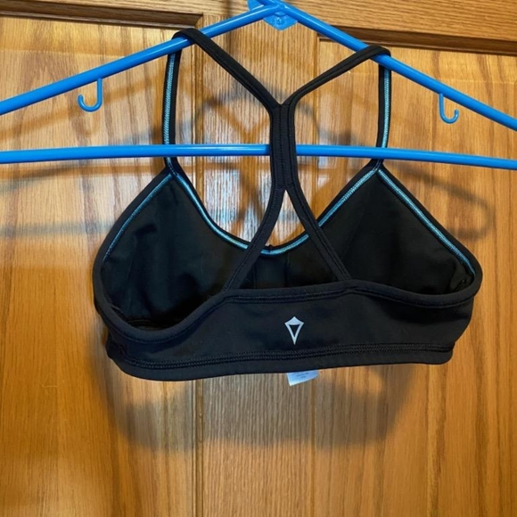 Ivivva By Lululemon Black Sports Drill Sports Bra Size 12 - Picture 3 of 4